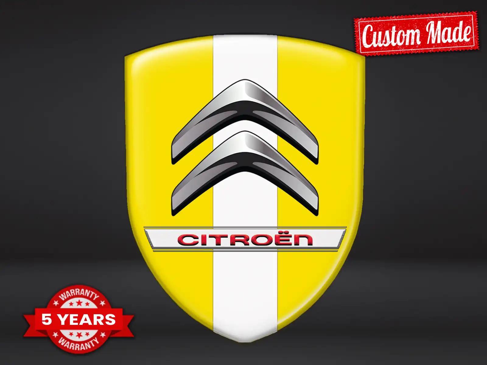 Citroen Autoaufkleber Stern Professionell Stabil